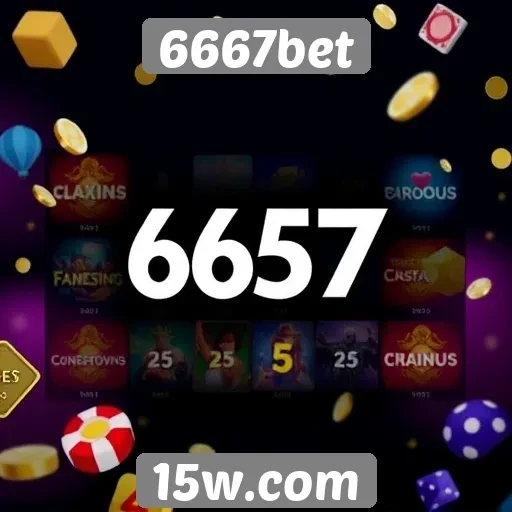 Variedade de jogos disponíveis em 6667bet
